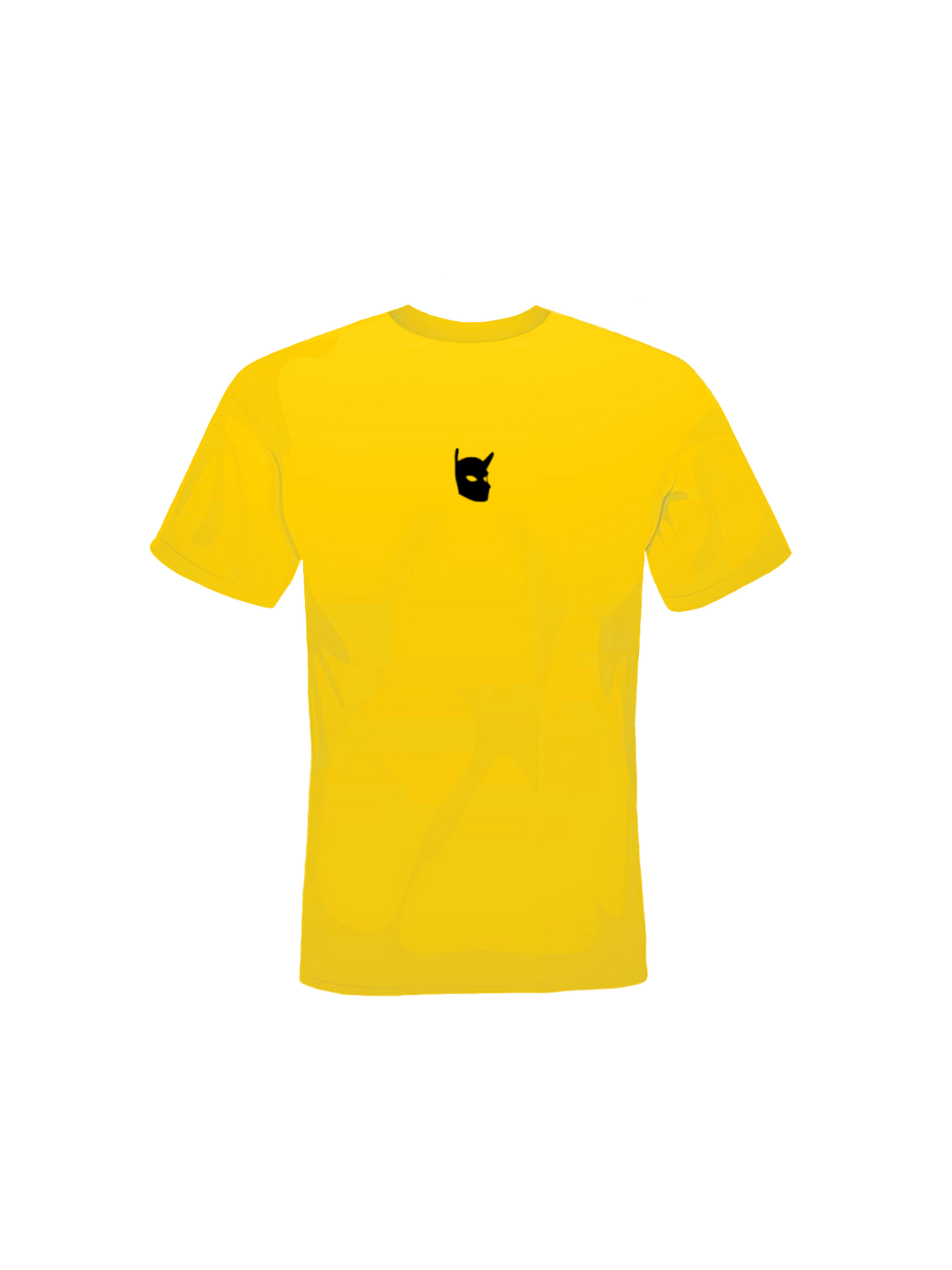 T-shirt gialla Cani Bastardi logo nero