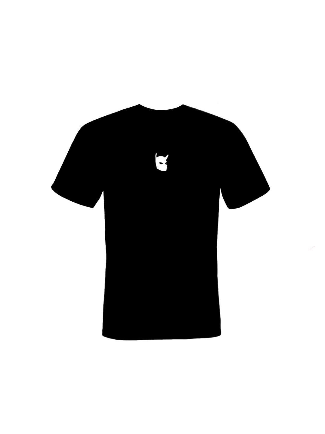 T-shirt nera Cani Bastardi logo bianco