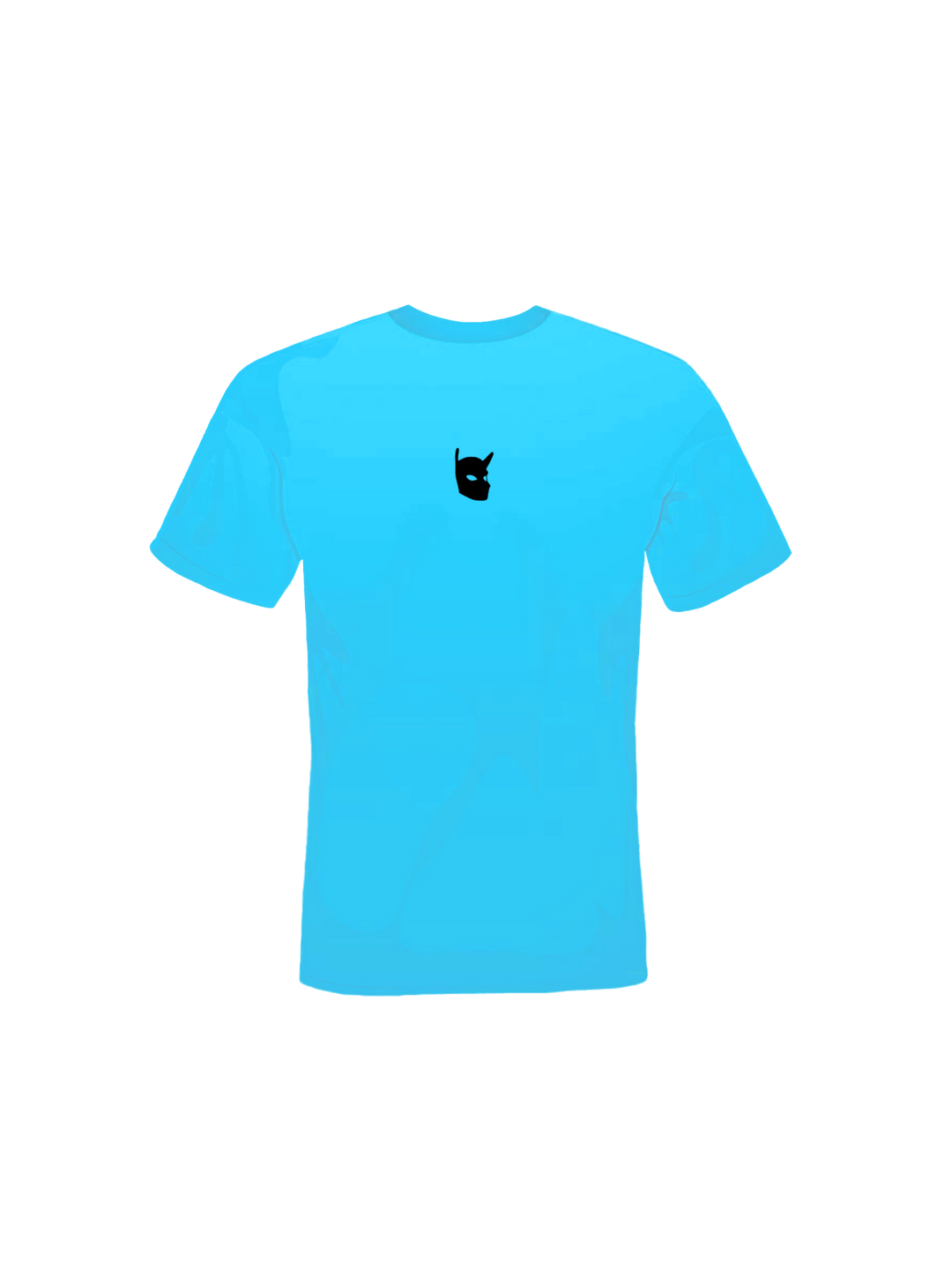 T-shirt azzurro Cani Bastardi logo nero